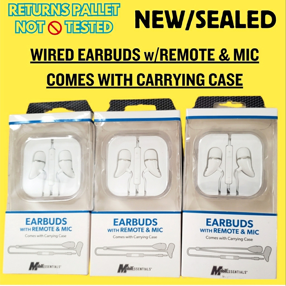 🥳WIRED EARBUDS/NEW/MOBILESSENTIALS